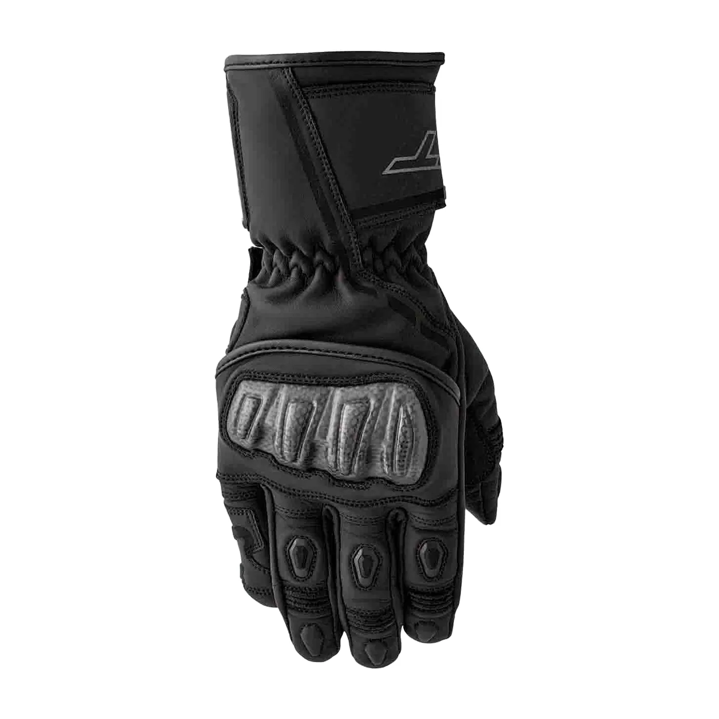 RST S1 Men's Leather Motorcycle Gloves | CE Level 1 KP, Carbon Knuckle, Pre-Curved Fingers